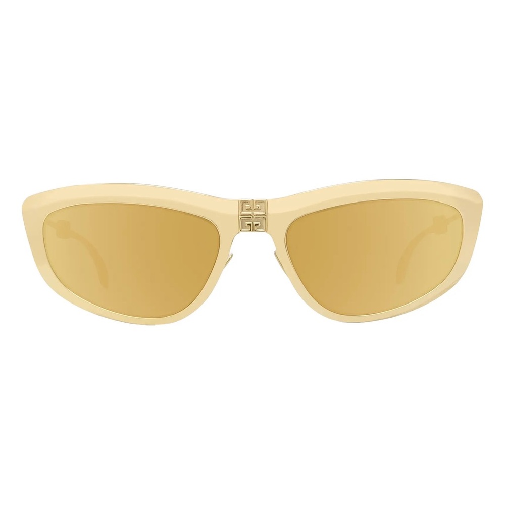 GIVENCHY Gold Mirrored Trifold 57mm Cat Eye Unisex Sunglasses GV 7208/S - Picture 8 of 9